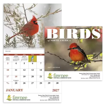 Birds of North America Appointment Wall Calendar - Spiral